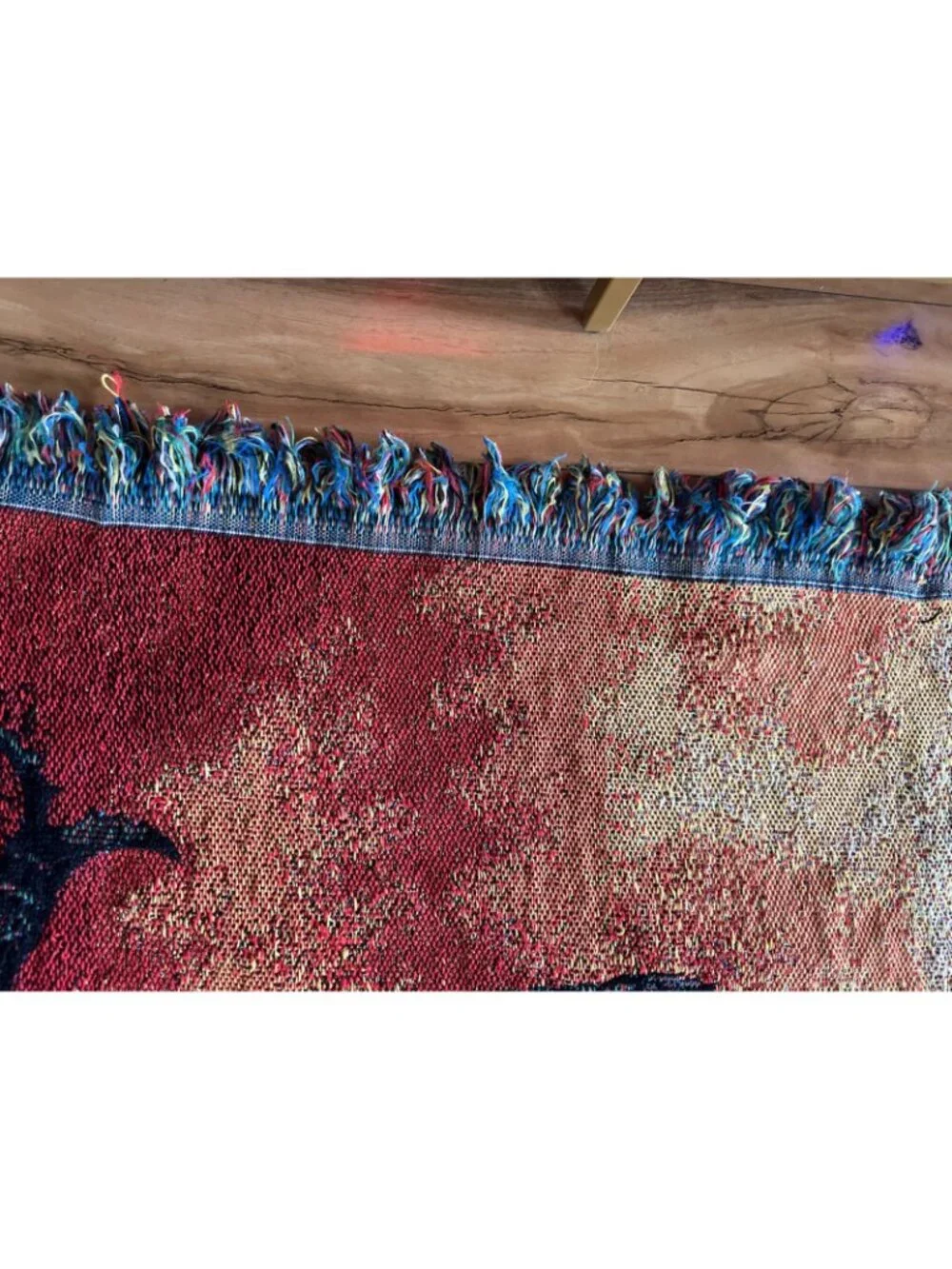 Wonder Woman Woven Tapestry Throw Blanket 47x55 Fringed DC Comics Superhero